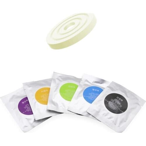 Car Perfume Round Car Aromatherapy Tablets Persistent Light Fragrance Cologne Lemon Ocean Flavor Solid Balm Auto Air Freshener