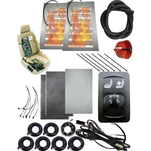 Car Air-conditioning Ventilation cool + heater cover system12V heated seats cover warm seat heating pad +Ventilation cool 7 fan