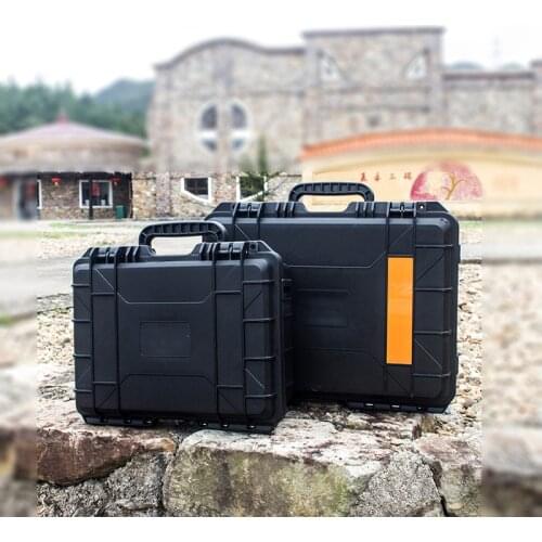 ABS Plastic Tool Case Impact Resistant Safety Tool Box Safety Equipment Instrument Case Portable Toolbox Shockproof with Foam