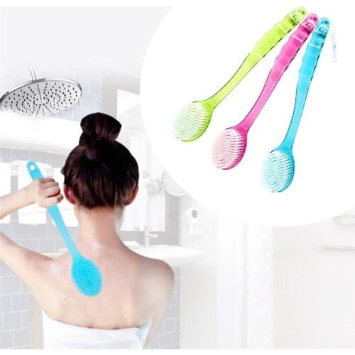 Long Handled Lotion Oil Cream Applicator Head Body Leg Back Bath Brush Scrub Massager Shower Rubbing Brush Bath Supplies Tools15