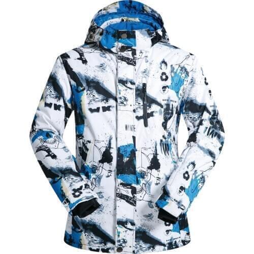 Mens Singles And Doubles Waterproof Windproof Breathable And Warmth Minus 30 Degrees In winter Ski Coat