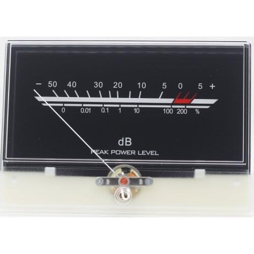 VU Meter Table Back Stage Power Amplifier Level Meter Audio LevelDB Table Head Backlit P-134