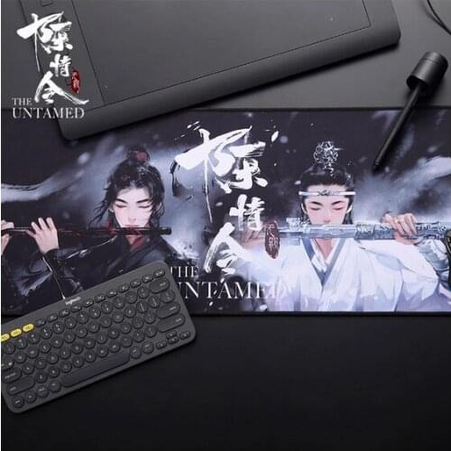 Anime The Untamed Grandmaster of Demonic Cultivation MDZS Mouse Pad Large Gaming Computer Desk Mat Mice Pad Playmat