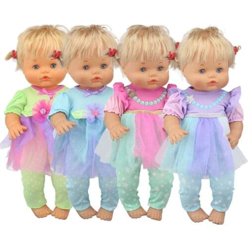 2021 New Suit Set Clothes Fit 42 cm Nenuco Doll 17 Inch Nenuco y su Hermanita Doll Accessories