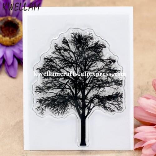 Tree Scrapbook DIY photo cards rubber stamp clear stamp transparent stamp 10.5x7.5cm KW8012075