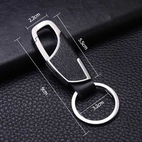 Personalized Keychain For Women Men Stainless Steel Keyring Code Jewelry DIY Key Chains Accessories Classic Leather Appearance
