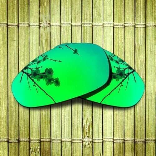 Polarized Replacement Lense For-Oakley Juliet Sunglasses Frame - Green Mirrored Coating