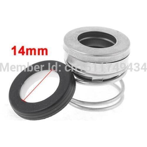 Rubber Bellow Single Spring 16mm Internal Dia Mechanical Shaft Pump Seal 5pcs