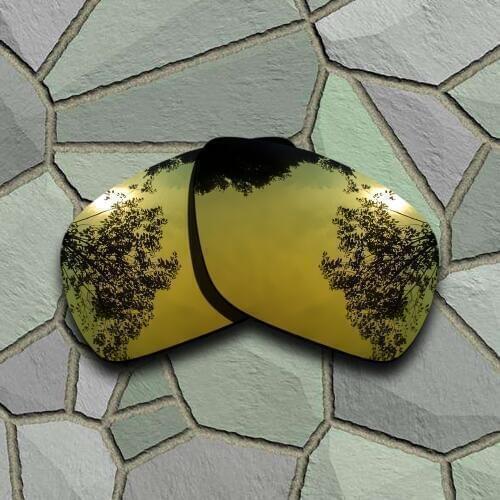 Yellow Golden Sunglasses Polarized Replacement Lenses for Oakley Dispatch 1