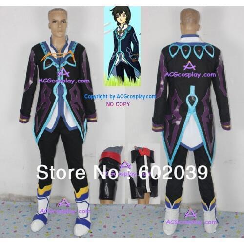 Tales of Xillia Jude Mathis cosplay costumes whole set with wrist armor and boots cover good quality ACGcosplay
