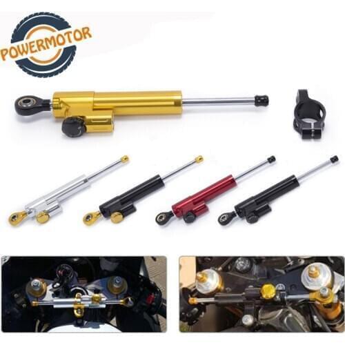 Universal Motorcycle Steering Damper Direction Damper Shock Absorber Stabilizer ForYamaha MT09 MT07 YZF R1 R6 FZ1 XJR1300 MT-07