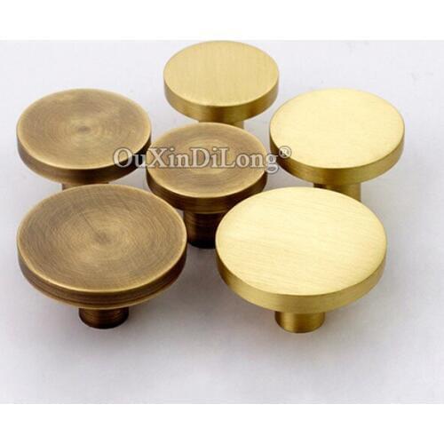 20PCS Retro Vintage Antique Solid Brass Cabinet Pulls Handles Kitchen Cupboard Wardrobe Drawer Wine Cabinet Handles and Knobs