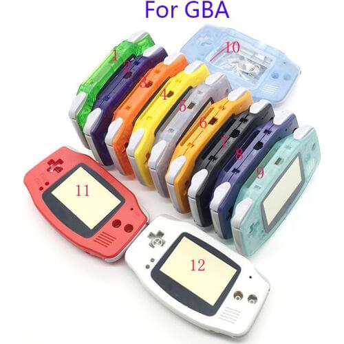 Housing Shell Case Cover+Screen Lens Protector +Stick Label for Gameboy Advance GBA Console