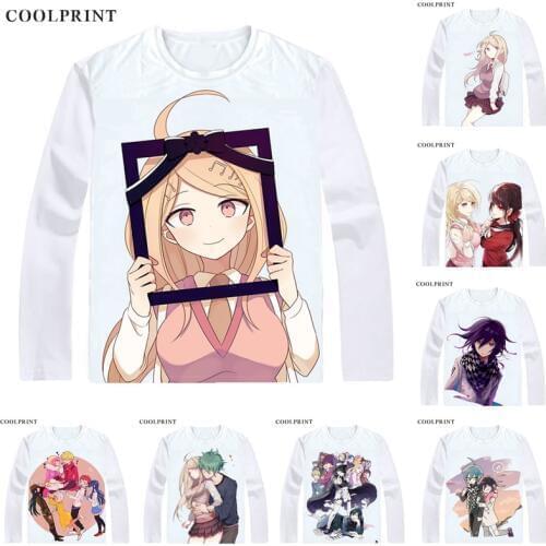 Danganronpa V3 Killing Harmony T-Shirts Multi-style Long Sleeve Shirts Supreme Leader Kokichi Oma Kaede Akamatsu Cosplay Shirt