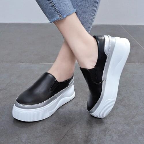 Spring New Womens Sneakers Flat Platform Shoes Girls Female Running Sports Feminine Casual Walking Zapatos Mujer Size 34-40