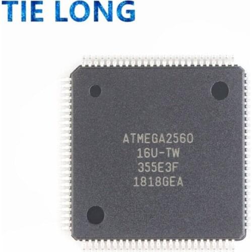 1PCS ATMEGA2560-16AU ATMEGA2560 16U-TW TQFP-100 8-Bit Microprocessor 256K New Original In Stock IC