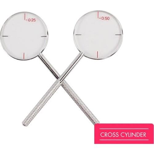 1PC Cross Cylinder Lens 25 Degree 50 Degree Glasses Optometry Accessories Optometry Tools for Astigmatism