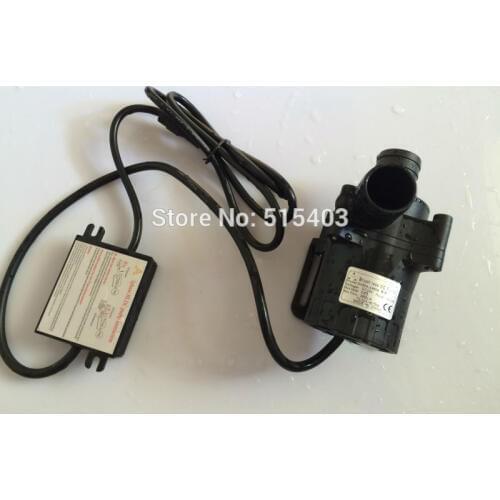 24V Micro DC Solar submersible pump Brushless DC pump, 50A-2450S, 3600L/H 5M, Low noise Low Power For Hot water circulation