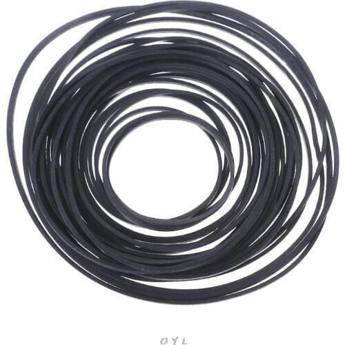 30Pcs Mix Cassette Tape Belt Assorted Common Belt Pro for Recorders CD-ROM Video Machines Walkman DVD Drive