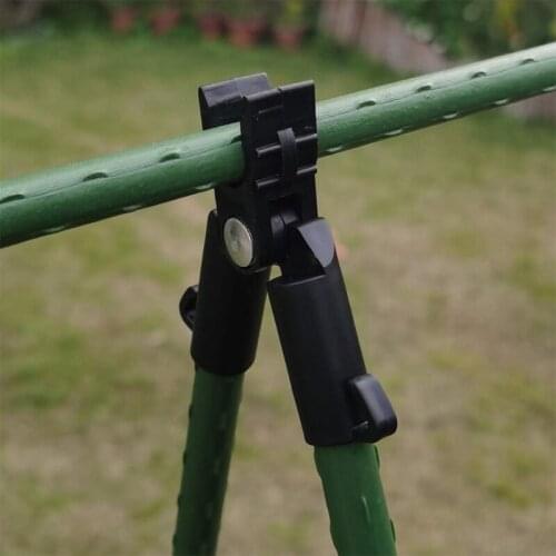 5 Pcs Adjustable Plant Plastic Connector Plastic Gardening Pillar Support Forks Plant Grafting Stakes Connector Clip