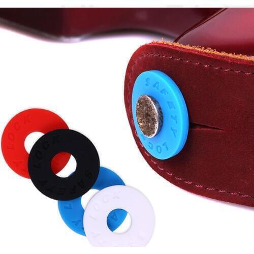 8 Pcs/Set Guitar Straps Blocks Lock Silicone Bass Musical Instruments Electric Guitars Parts & Accessories EDF88
