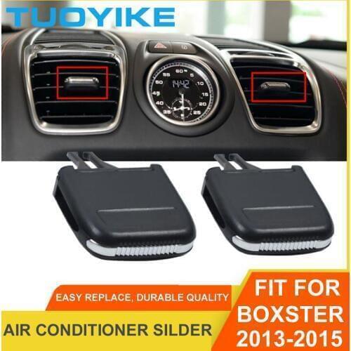 Car Front Left / Right Air Conditioning Center A/C Vent Grille Silder Outlet Tab Clip Repair Kit For Porsche Boxster 2013-2015