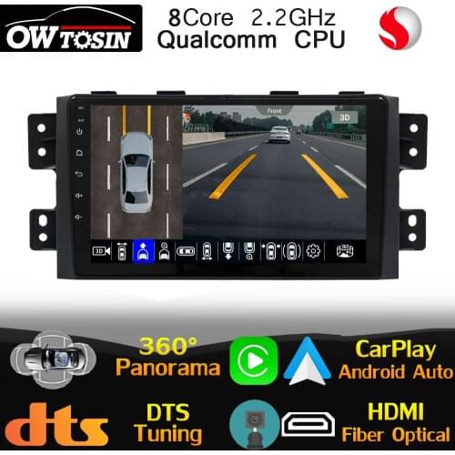 Qualcomm CPU Android Car Radio GPS Navi For Kia Borrego Mohave 2008-2016 360 Panoramic Stereo WiFi Optical HDMI Auto CarPlay DTS