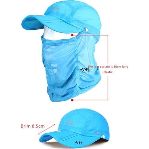 Quick-drying Casual Golf Travel Sports Fishing Caps Collapsible Baseball Hat Unisex Sunscreen Baseball Cap