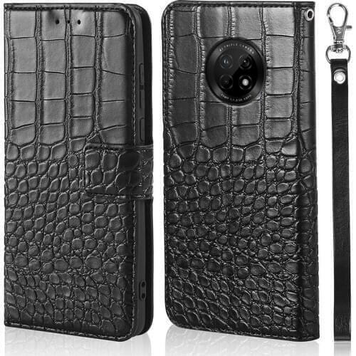 Case for Huawei Enjoy 20 Plus Case Flip Luxury for Huawei Enjoy 20 Plus Case cover Wallet Crocodile texture Leather Phone Coque