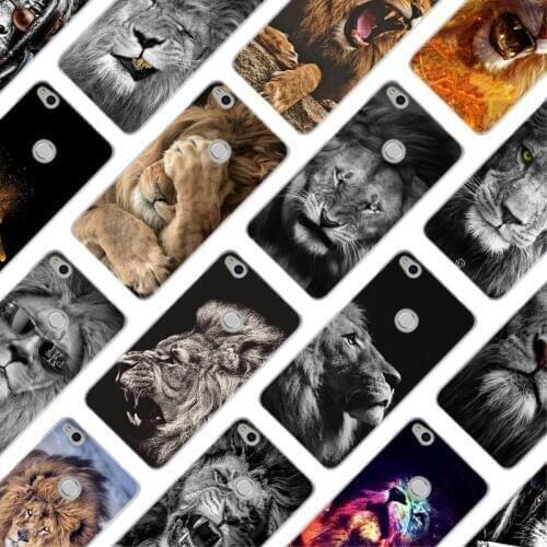 MLLSE The Lions Fashion Hard Case Cover for Huawei NOVA 3 3i 4 Honor V20 8X 8A 7A Pro 7X 7C 7S 8 9 10 Lite Play Cover Hot