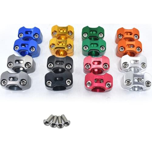 CNC Modified Motocross Adjustable Handlebar Adapter Clamp Motorcycle 22mm- 28mm Bar 1-1/8" Pit Bike Motocross Motorcycle