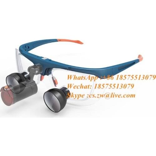 FD-504G Galileo Embedded TTL Double-hole Medical Magnifying Glass For Oral Dentistry Ear Nose and Throat Surgery 2.3 Times