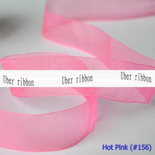 [IuBuFiGo] 7/8" (22mm) Fita De Organza Gold Glitter Ribbon Print Gift Packing Wedding Metallic Ribbons Decoration 100yard/lot