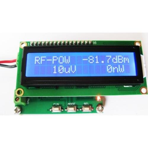 RF power meter 0-500Mhz -80~10 dBm Can set the RF power attenuation value