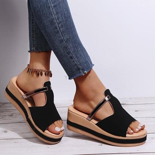 Summer Slippers Womens Comfortable Thick Sole Sandals Ladies Plus Size Beach Breathable Indoor House Sliders Gladiator Sandals