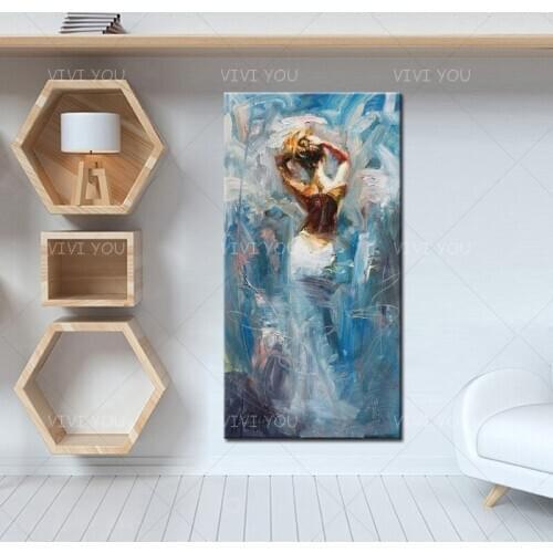 Best Art Beautiful Cute Woman White Red Sexy Oil Painting Canvas Handmade Painting Home Decor Oil Painting Artwork