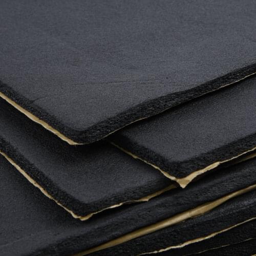 9Pcs Set Car Auto Van Sound Proofing Deadening Insulation Foam Black 30*50cm
