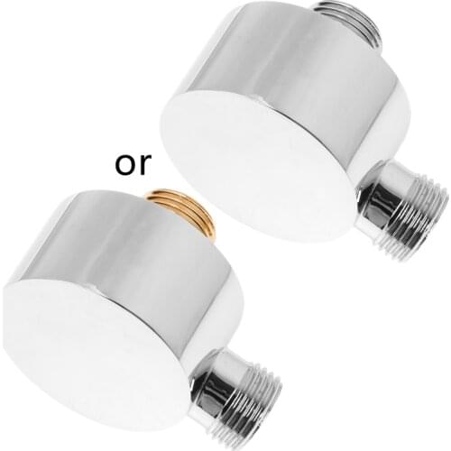 Wall-Mounted Water Outlet Spout Solid Brass Concealed Shower Plumbing Hose Shower Connector
