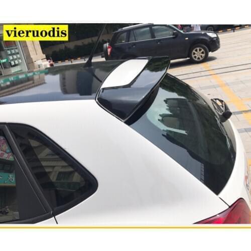 For Volkswagen VW Polo 2011 2012 2013 2014 2015 2016 ABS Plastic Unpainted Primer Color Rear Trunk Wing Lip Spoiler