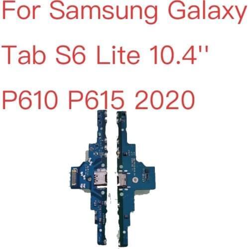 NEW USB Port Charging Board For Samsung Galaxy Tab S6 Lite 10.4'' P610 P615 2020 USB Charging Dock Port Flex cable Repair Parts