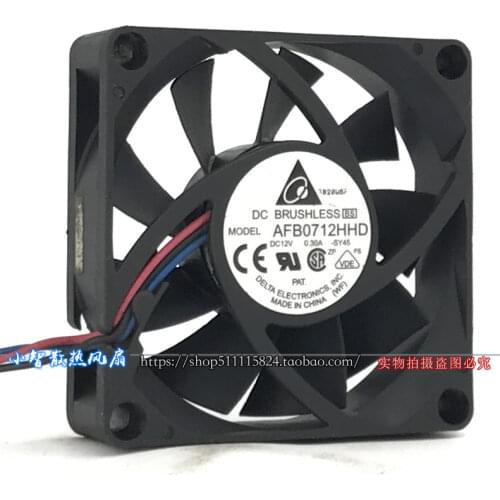 AFB0712HHD 7CM 12V 0.30A 7020 7CM Computer CPU Cooling Fan
