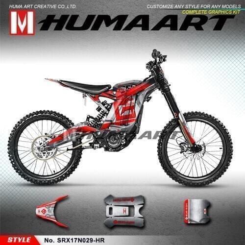 HUMAART Enduro Stickers Full Vinyl Wraps for Sur-Ron Light Bee X/S Electric Bike, Customizable