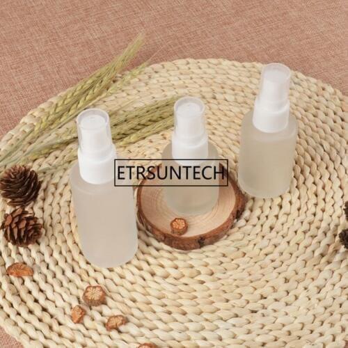 20ml 30ml 40ml Frost Clear Glass Spray Bottle Glass Container With Fine Mist Sprayer F1273