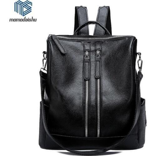 2020 Women Leather Backpacks High Quality Rucksacks For Girls Bagpack Ladies Sac A Dos Pack Multifunction Women Shoulder Bag