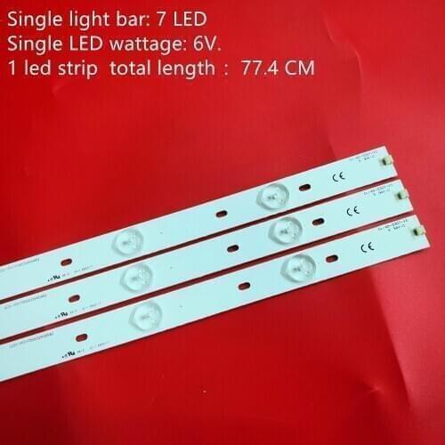 CL-40-D307-V3 LED BACKLIGHT STRIP For 40"TPV TPT400LA-HM06 40PFL5708/F7 40PFL3188 40pfg4109 40phg4109 40PFT4109/60 40PFL3088H
