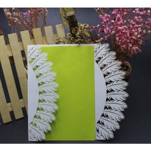 Cutting Dies cut die New Wedding feathers Design Craft decoration Scrapbooking Album Paper Card Craft Embossing Die Cuts