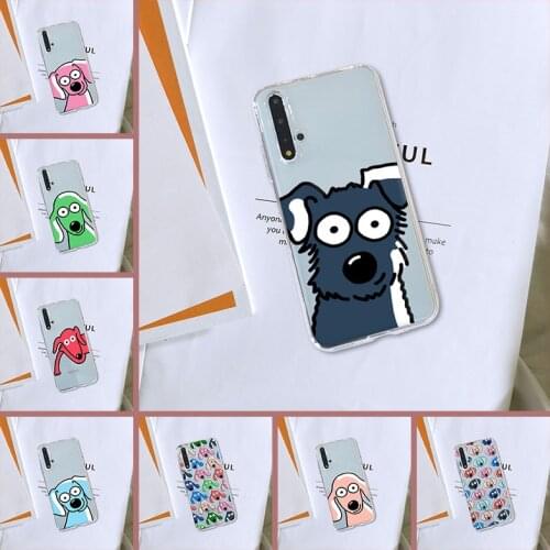 Back Cover For Huawei Honor 8S 8A Pro V20 Cute Dog Puppy Kawaii Soft Silicone Phone Case For Huawei Honor 10i 20i 20 Lite Pro