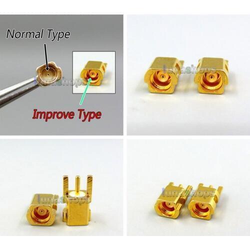 1 Pair Improved Type MMCX Female Pin Adapter For Shure SE535 SE425 SE315 SE846 SE215 Custom BA Earphone LN006264