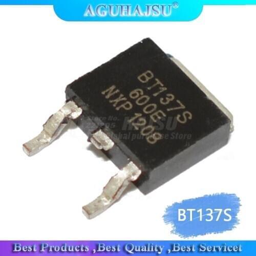 10pcs/lot BT137S-600E BT137S triac SMD TO252 package new original