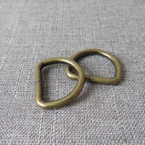 25mm Metal D ring DIY handbag bag dog pet collar leash harness belt straps buckle sewing garment accessory handmade hardware